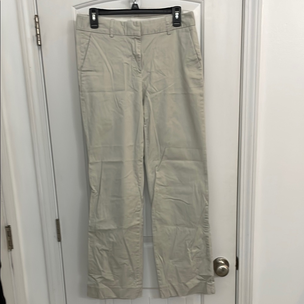 J. Crew stretch size 6 straight leg khaki pant Pants